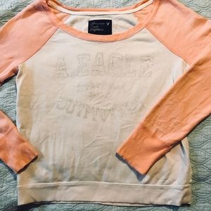 American Eagle cozy cream sweater