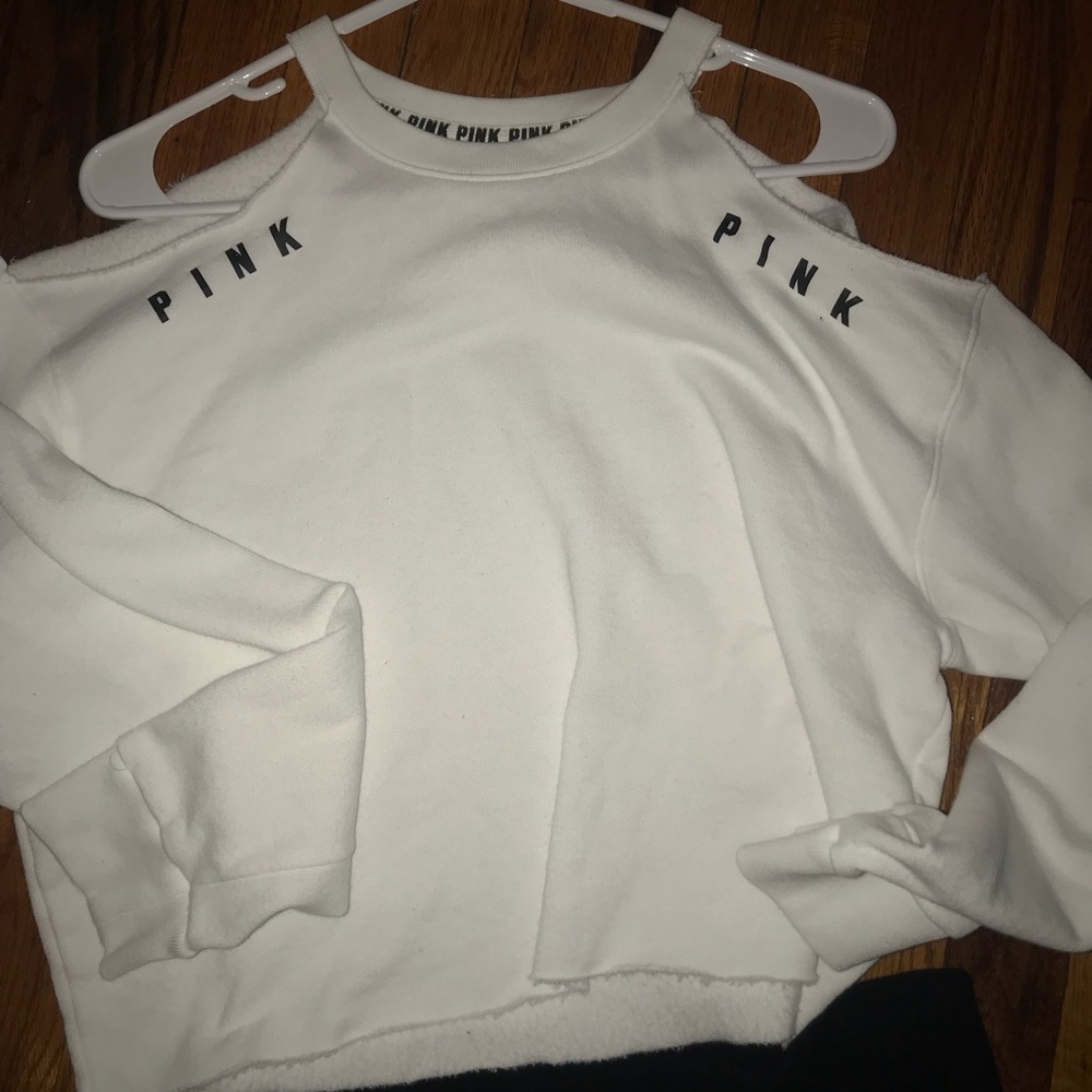 2pc...PINK leggings and crop sweater