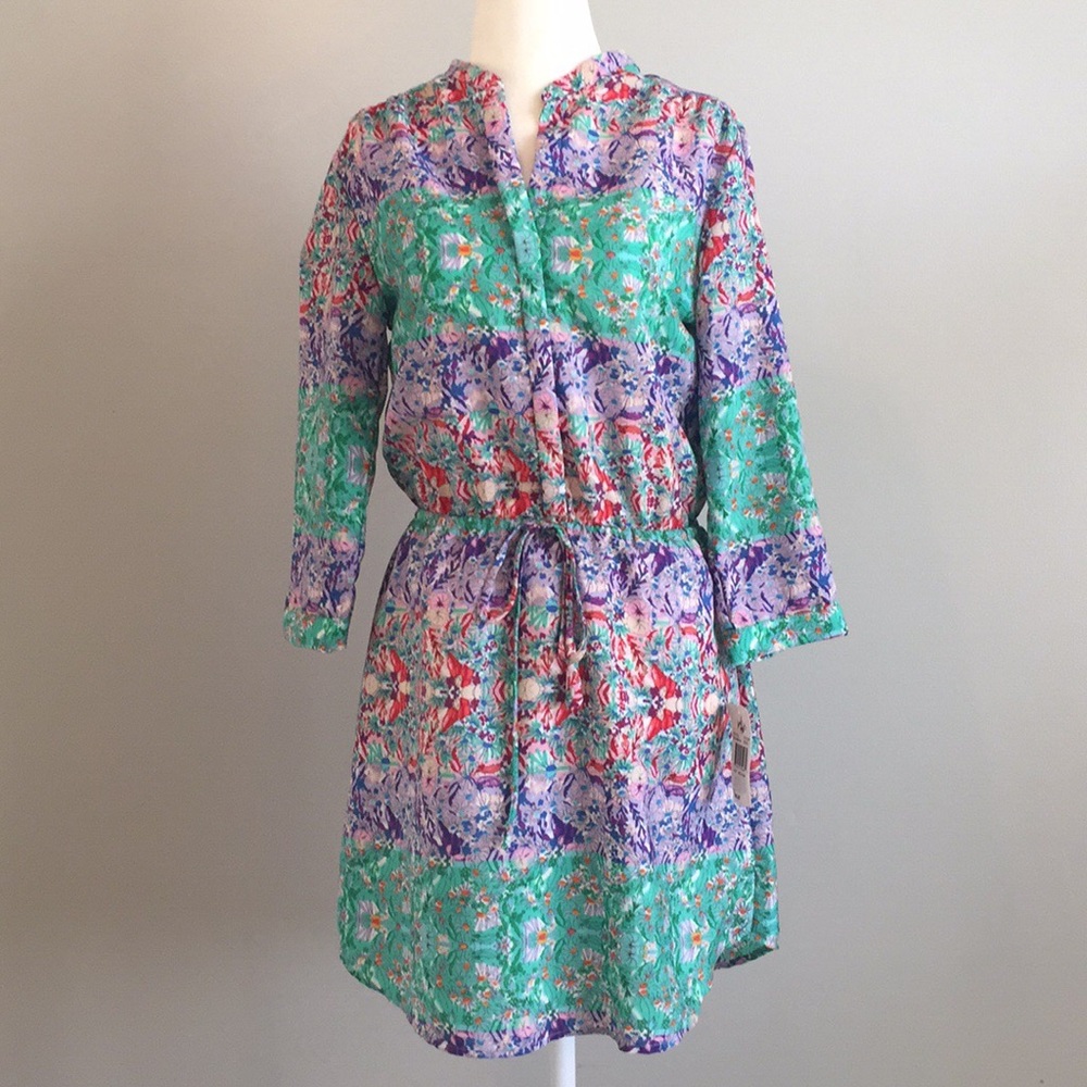 Floral Mini Bloused Dress