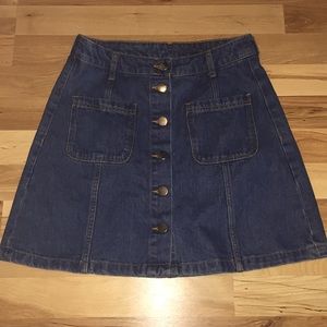 H&M jean skirt