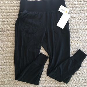 Athleta Restore Joggers in black, size XS.