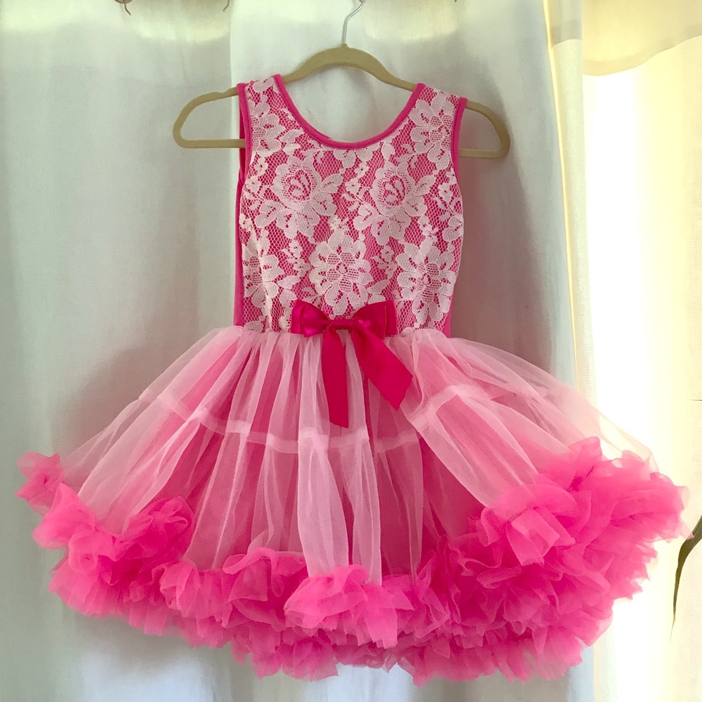 Girls 4T Popatu tulle and lace dress
