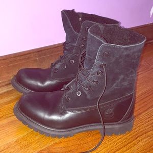 TIMBERLAND SHEARLING FOLD-DOWN BOOT