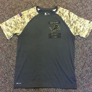 DETROIT LIONS MILITARY SALUTE TO SERVICE NIKE CAMO