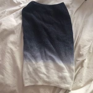 Navy Ombré Scarf
