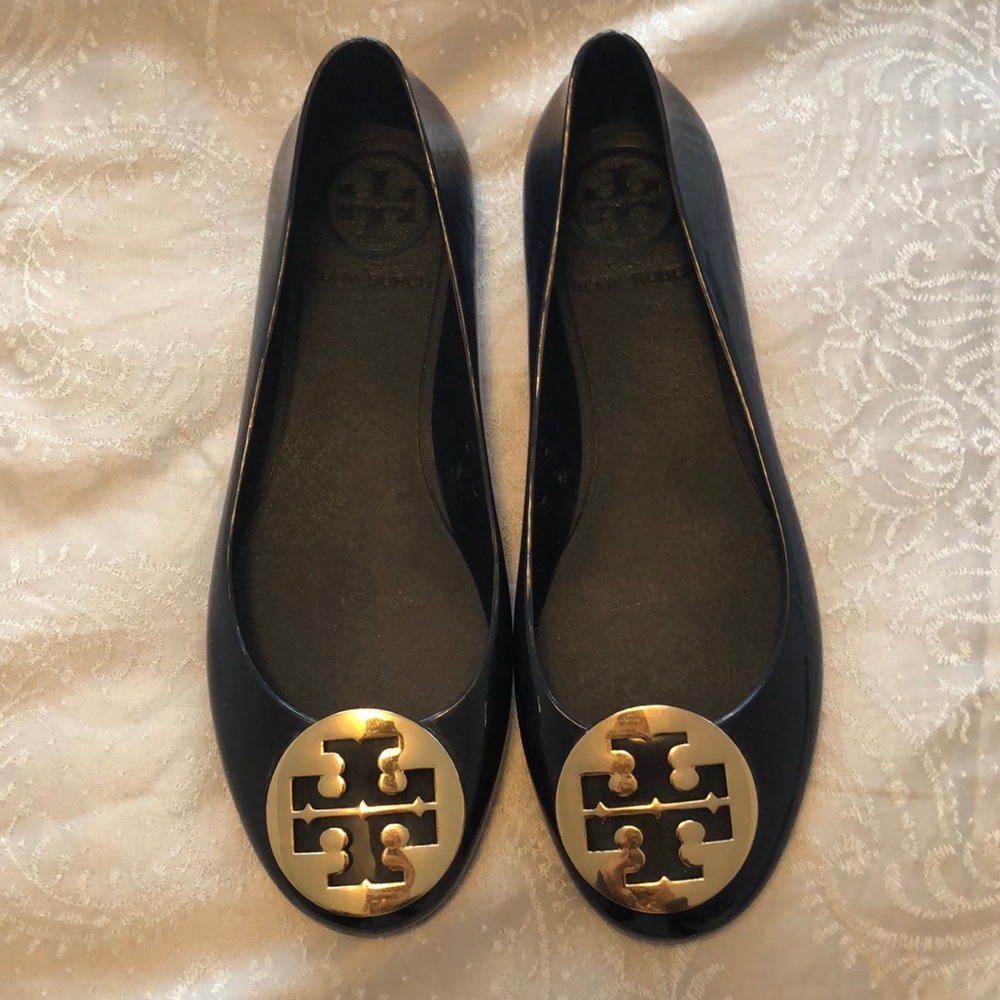 Navy Blue Tory Burch Reva Jelly