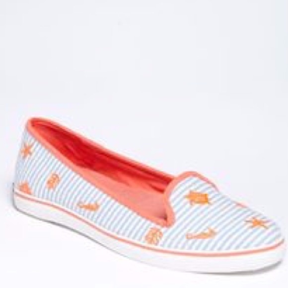Sperry Westport Horizon Blue Beach Nautical Flats - Picture 1 of 4