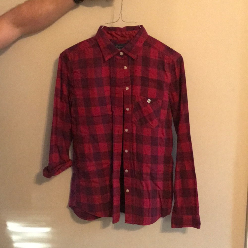 American Eagle flannel button down