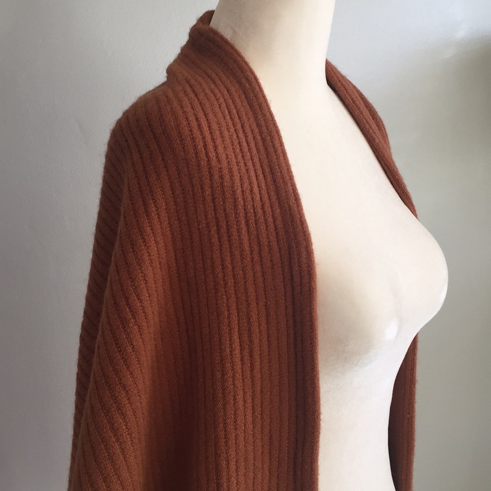 Cinnamon Oversized Shawl Cardigan
