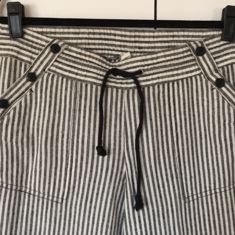 Nwt Jolt Blk & Off-White Draw String Pants Sz 13 - image 3