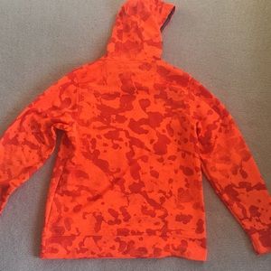 under armour orange camo hoodie