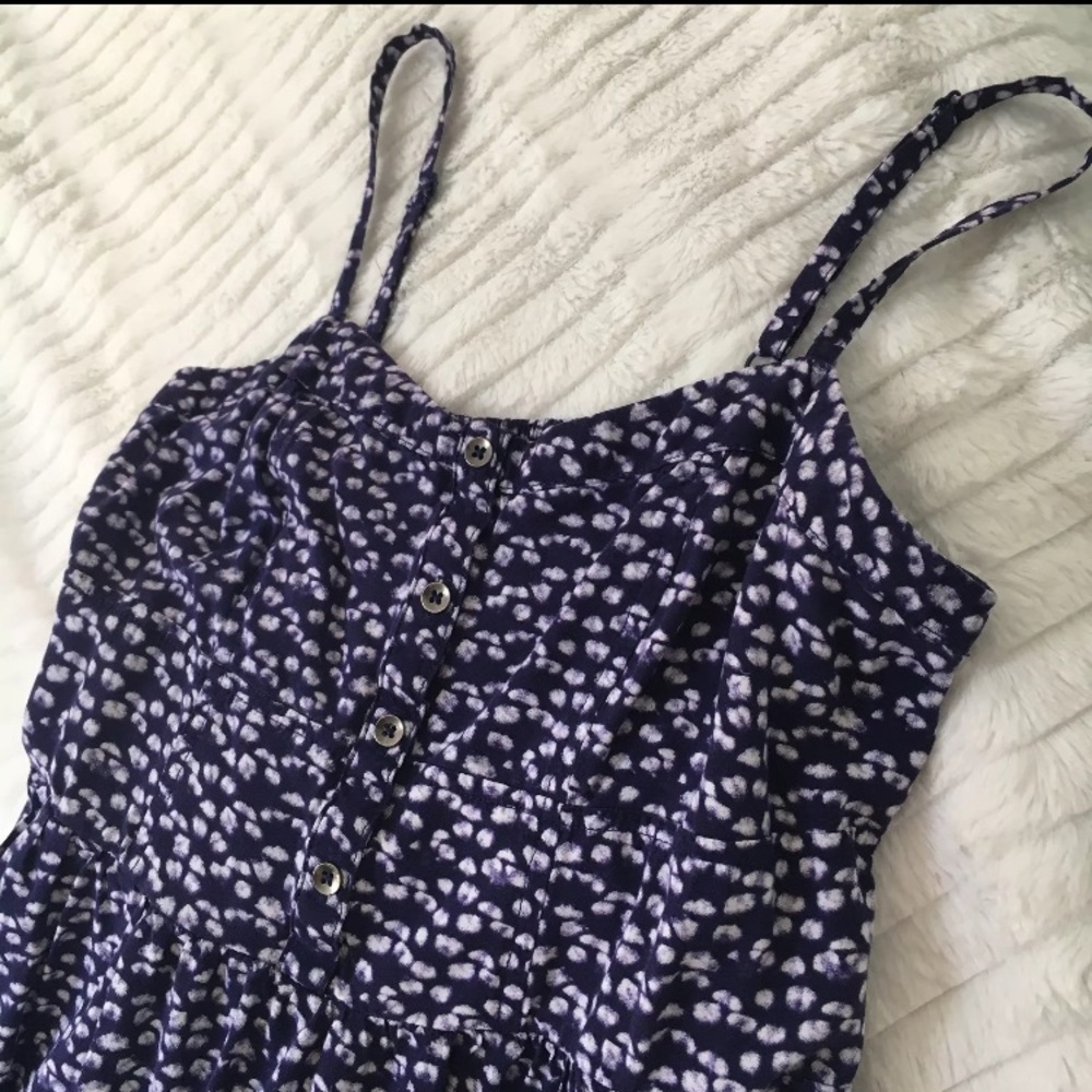 Xpress Navy Blue Strappy Dress