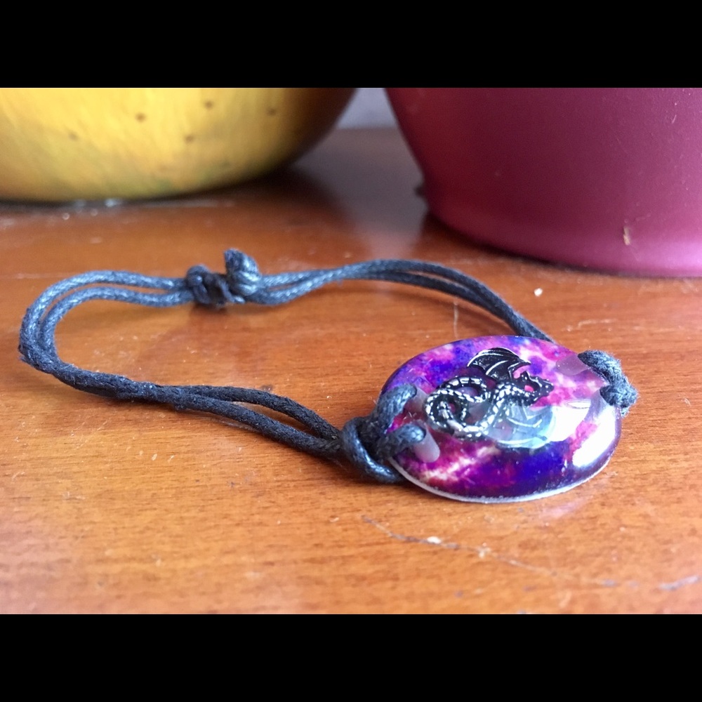 Galaxy Dragon Cord Bracelet