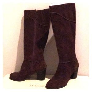 Franco Sarto suede boots never worn