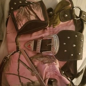 RealTree Purse, wallet and coin purse set