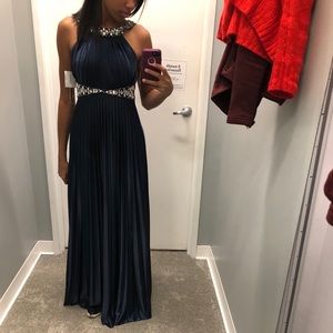 Blue Evening Gown