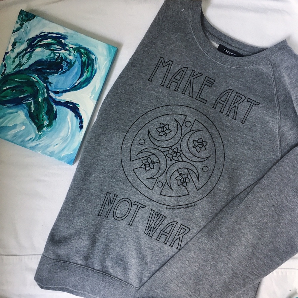 Obey “Make Art” Sweatshirt