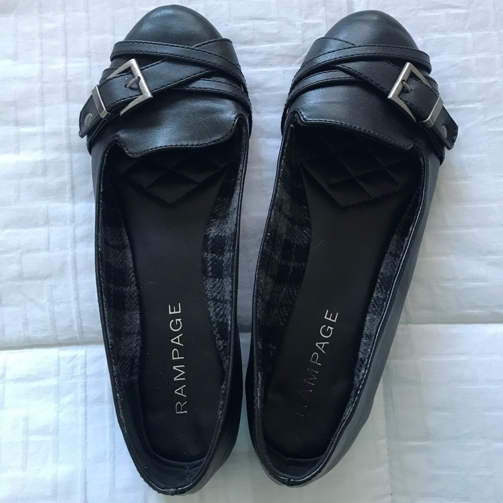 Rampage black flats