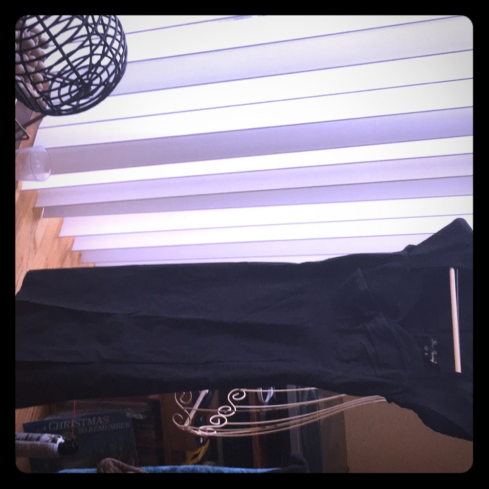 Vintage-inspired black dress