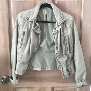 Free People Leather Jacket