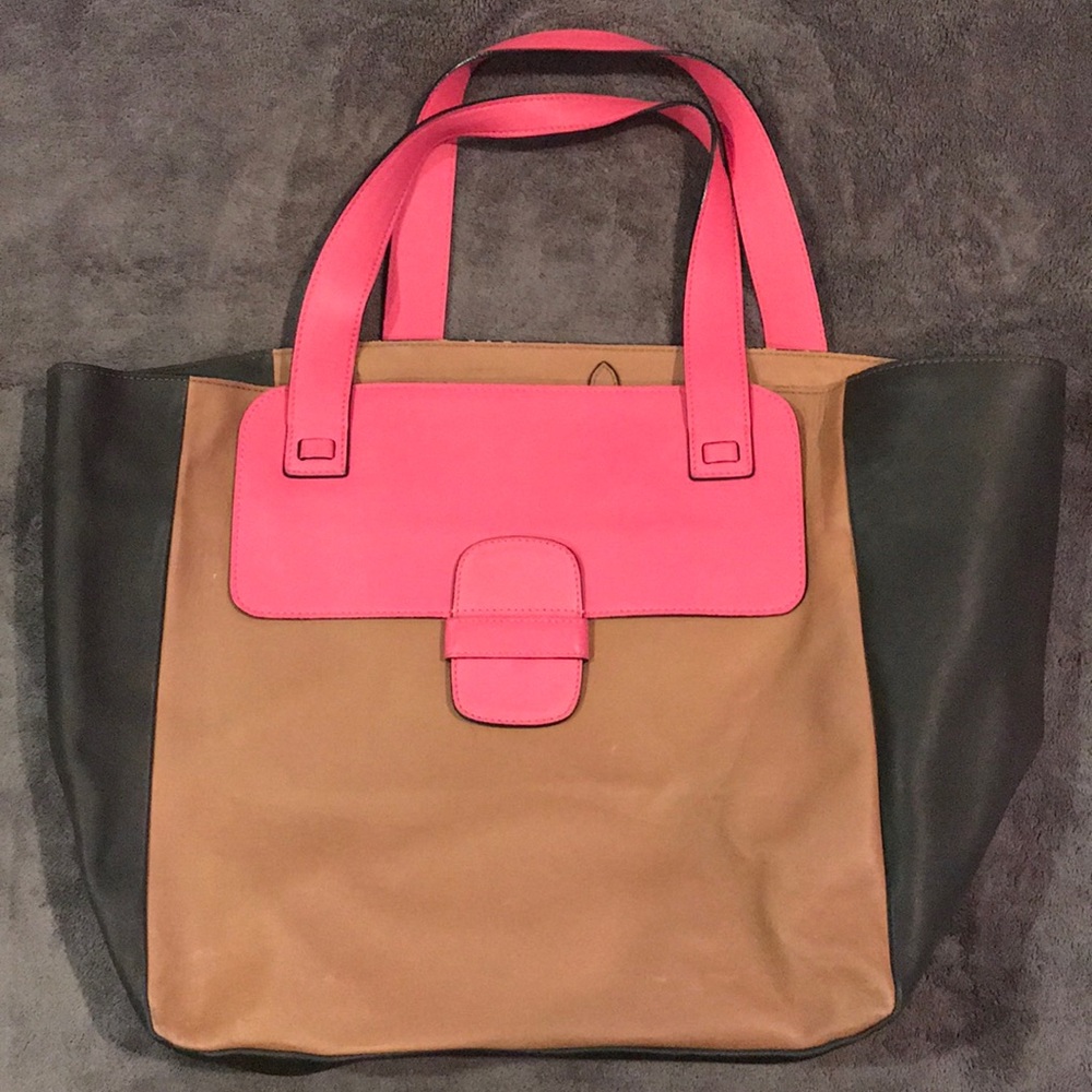 Marc Jacobs Tri-Color Leather Tote