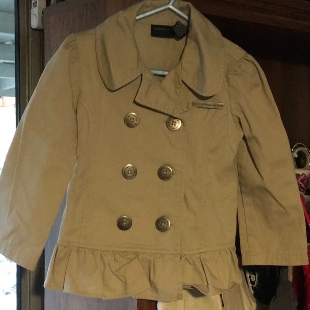 Toddler khaki jean jacket