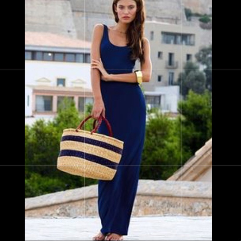 Navy Tank Maxi Dress