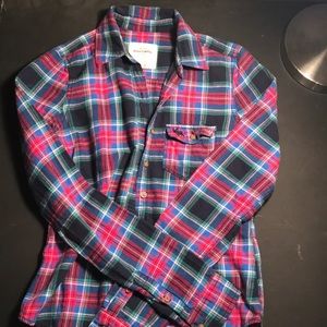 Abercrombie kids large flannel