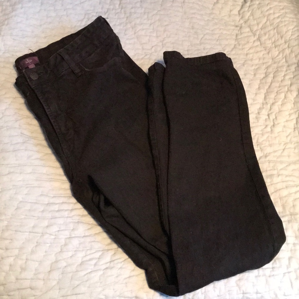 NYDJ black skinny jeans
