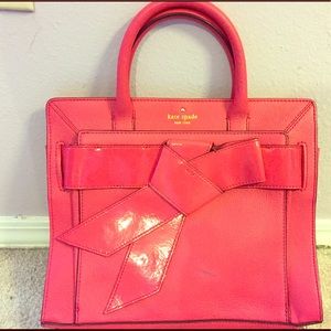 Kate Spade Pink Purse with Straps and a tote bag