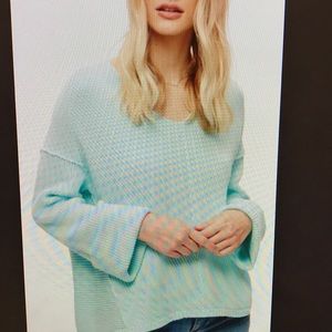 Free People La Brea Sweater- Mint