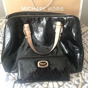 Michael Kors handbag and wallet