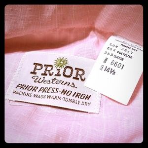 60s vintage Prior Westerns men's pearl snap shirt