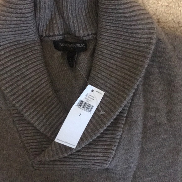 Banana Republic Shawl Collar Sweater - Picture 2 of 3
