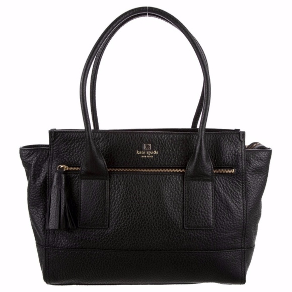 Kate Spade Avenue Oden Southport Black Leather