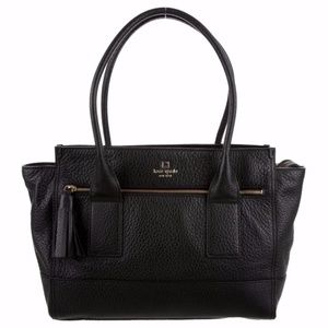 Kate Spade Avenue Oden Southport Black Leather