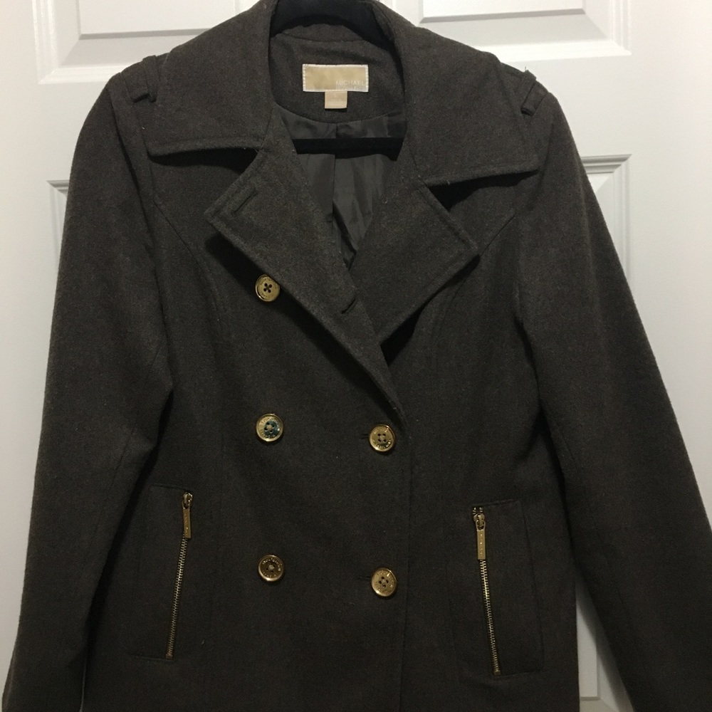 Michael by Michael Kors Double Breasted Peacoat