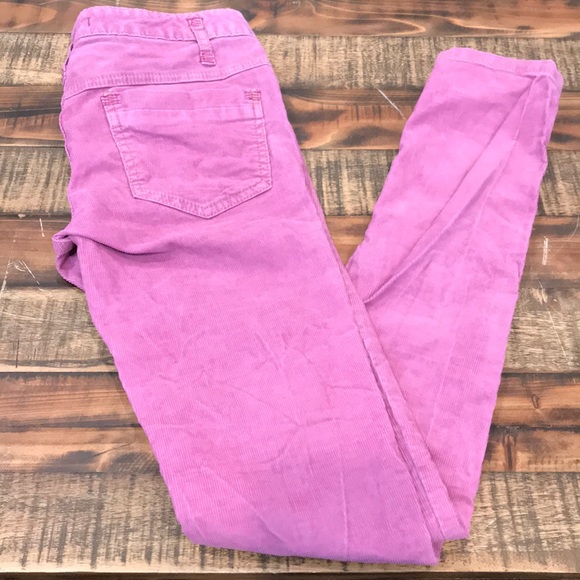 light purple corduroy pants