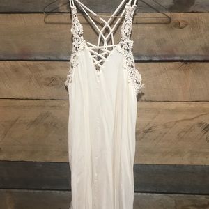 Buckle White Crow Dress