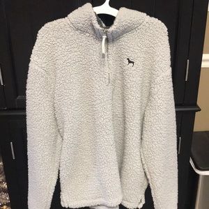 Victoria’s Secret Pink Sherpa Pullover.