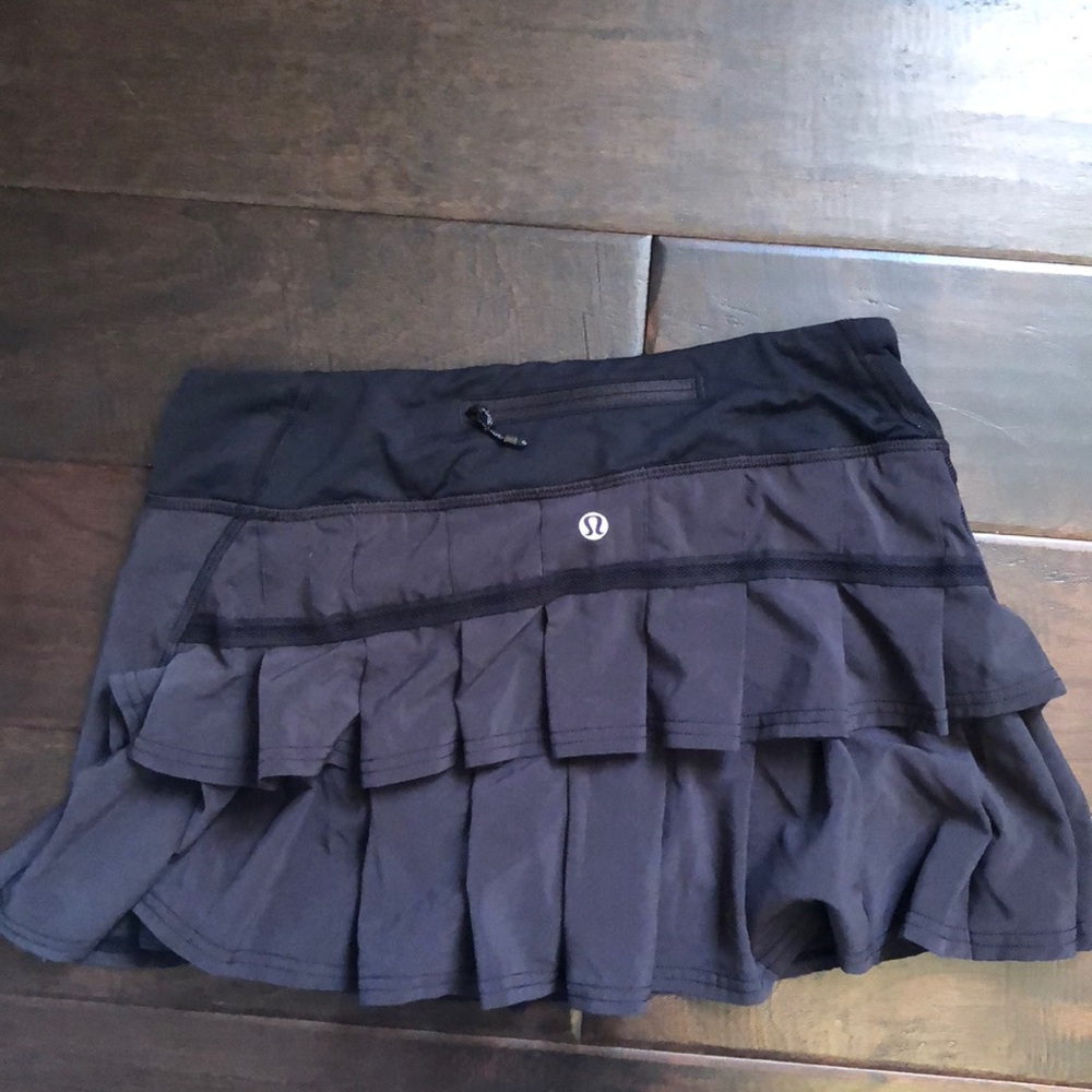 Black Lululemon Pleated Tennis Skirt Size 4