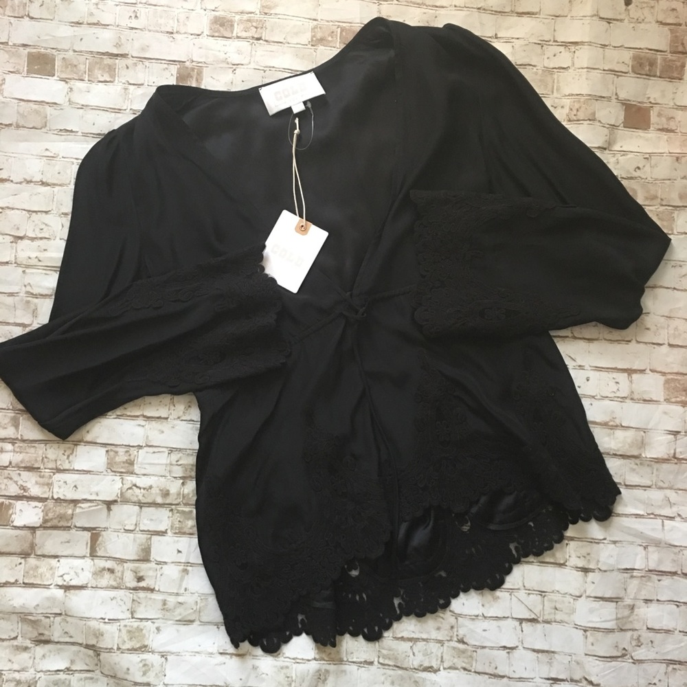 STONE COLD  TOP BLACK NEW WITH TAG