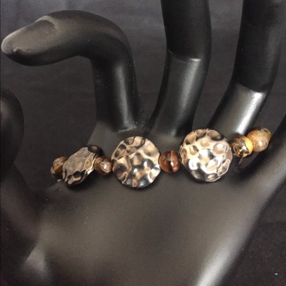 Tigers Eye Bracelet 7.5" "HARMONY" - Picture 3 of 3