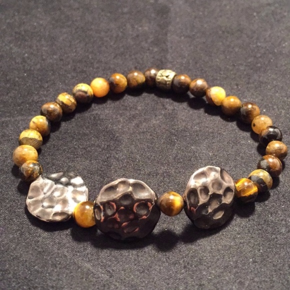 Tigers Eye Bracelet 7.5" "HARMONY" - Picture 1 of 3