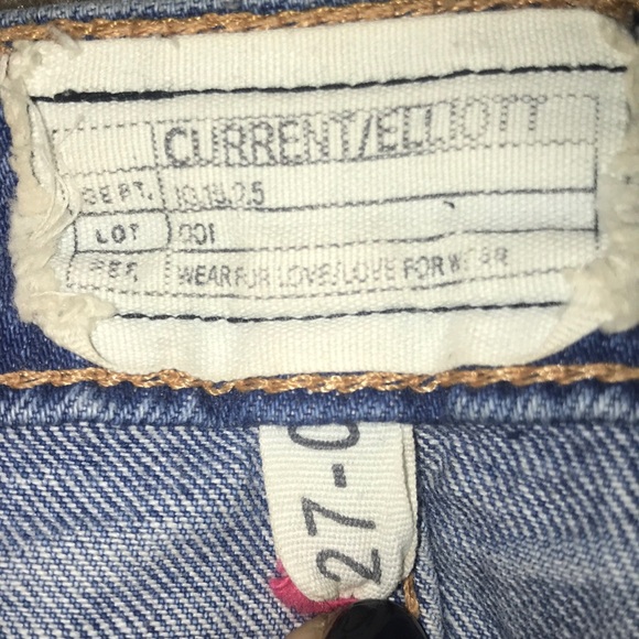 patched/ distressed boyfriend jeans - Picture 3 of 3