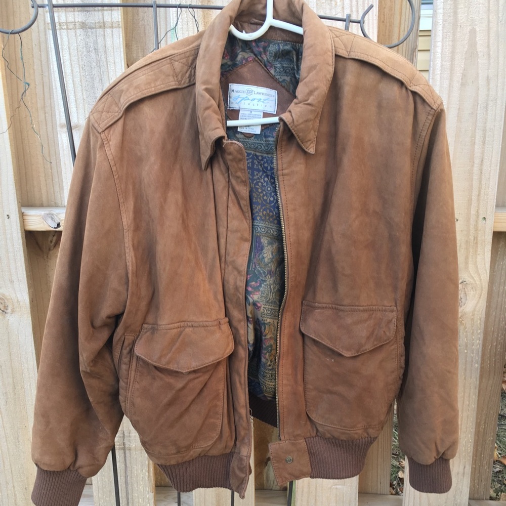Suede Aviator Flight Jacket