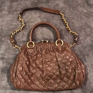 Marc Jacobs Brown Quilted Leather Bag