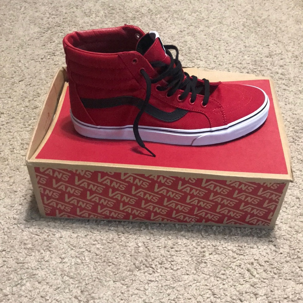 Red High Top Vans