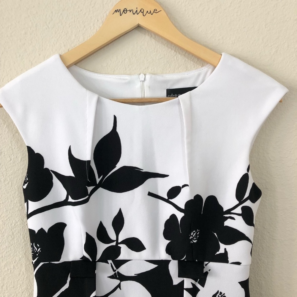 Connected Apparel Floral Sleeveless Dress