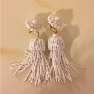 Lisi Lerch tassel earrings white